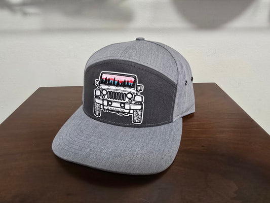 New Style Snap Back Hat with Jeep Style Patch