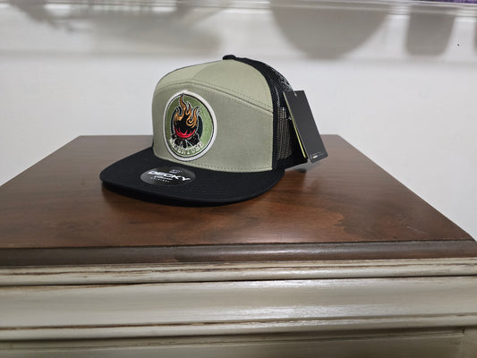 New Style Snap Back with beautiful Camp Fire Patch